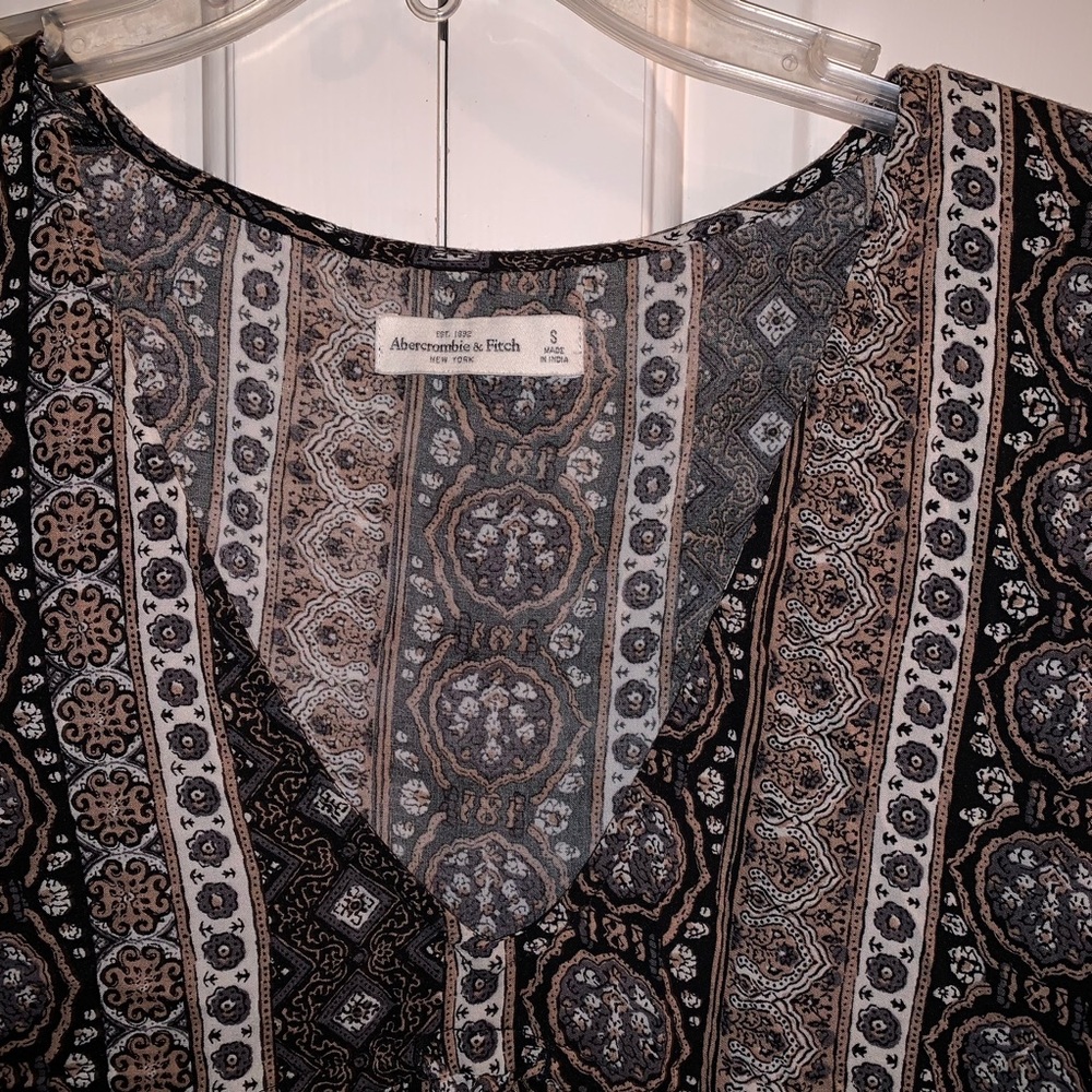 A&F Patterned Maxi Dress - Picture 2 of 3